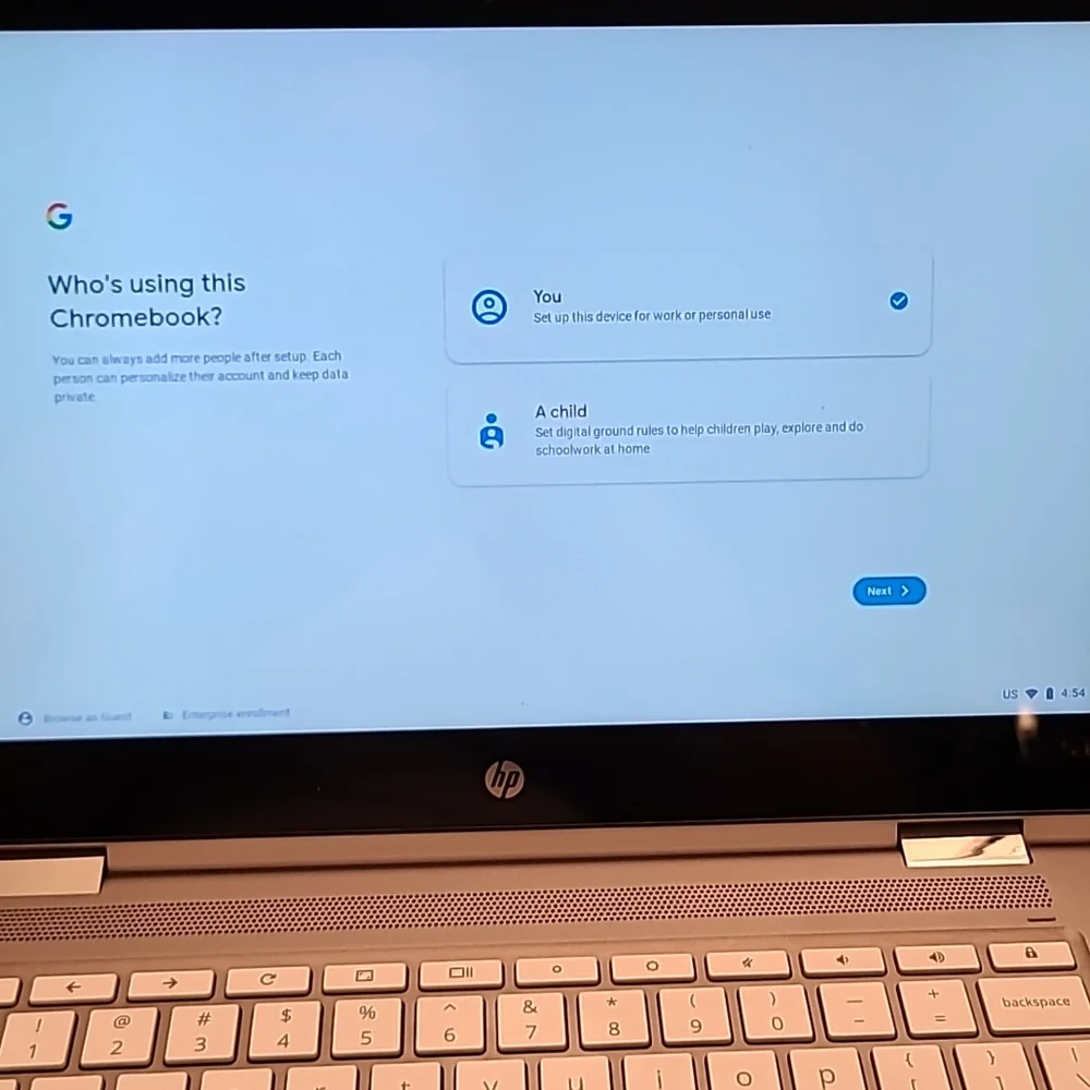HP X360 14 Chromebook Laptop Computer 14